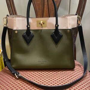 Louis Vuitton Olive and Pink Women's Bag